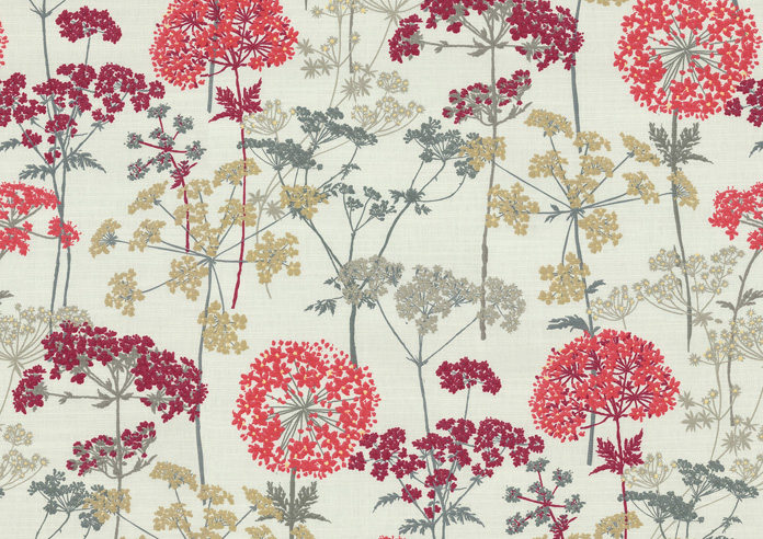 Hedgerow, Magenta - Twist&Fit Roman Blind - Image 7